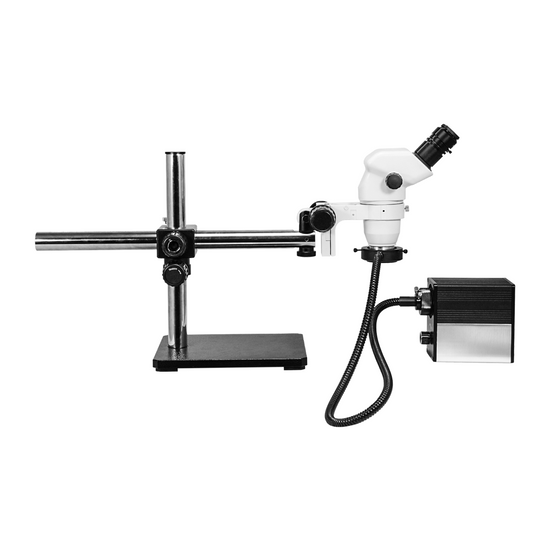 6.7-45X UV FREE LED Light Boom Stand Binocular Zoom Stereo Microscope SZ02060423