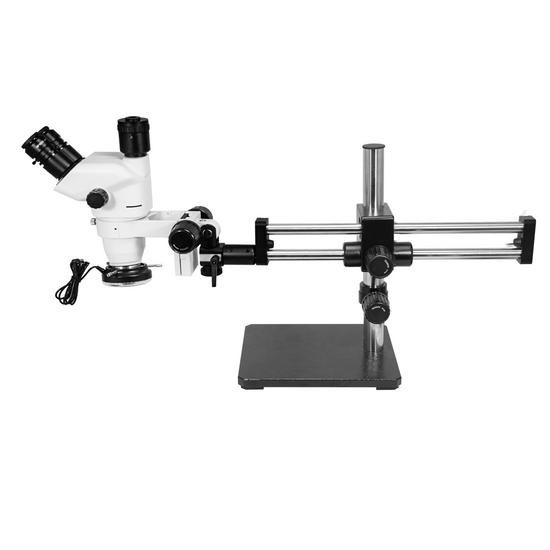 6.7-45X LED Light Dual Arm Stand Trinocular Zoom Stereo Microscope SZ02060532