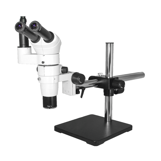 8-65X Boom Stand Trinocular Parallel Zoom Stereo Microscope PZ02040132