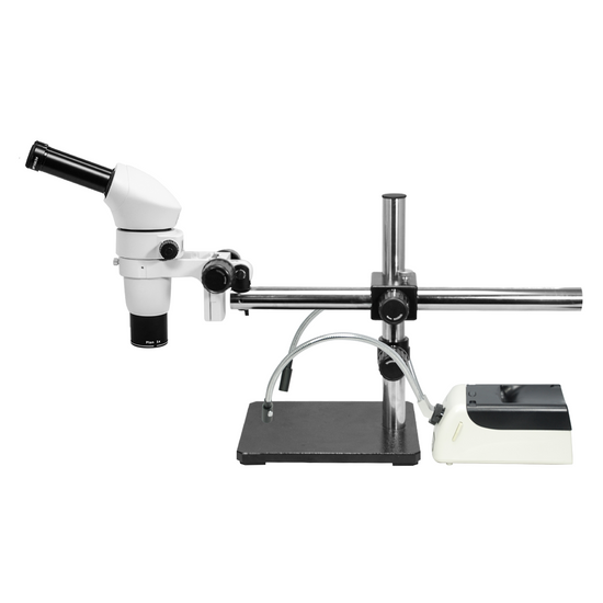8-65X Halogen Light Boom Stand Binocular Parallel Zoom Stereo Microscope PZ02040426