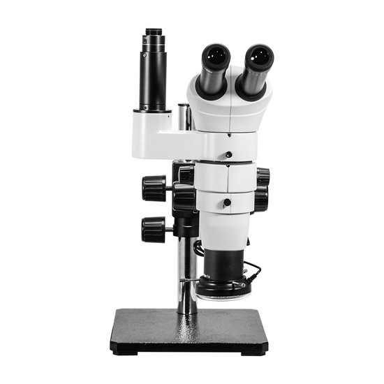 8-80X LED Light Dual Arm Stand Trinocular Parallel Zoom Stereo Microscope PZ02050132