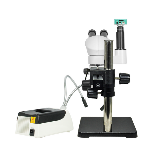 2.0 Megapixels 8-50X CMOS Ball Bearing Boom Stand Halogen Light Trinocular Parallel Zoom Stereo Microscope PZ02080271