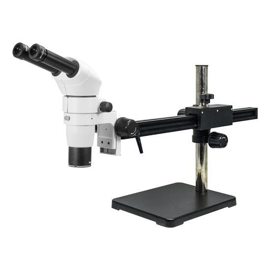 8-80X Ball Bearing Boom Stand Binocular Parallel Zoom Stereo Microscope PZ02080223