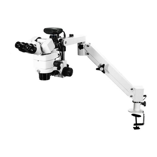 2.0 Megapixels 3.44X/6.25X/10.94X/18.75X/34.38X CMOS LED Coaxial Reflection Light Pneumatic Arm Trinocular Parallel Multiple Power Operation Stereo Microscope SM51030133