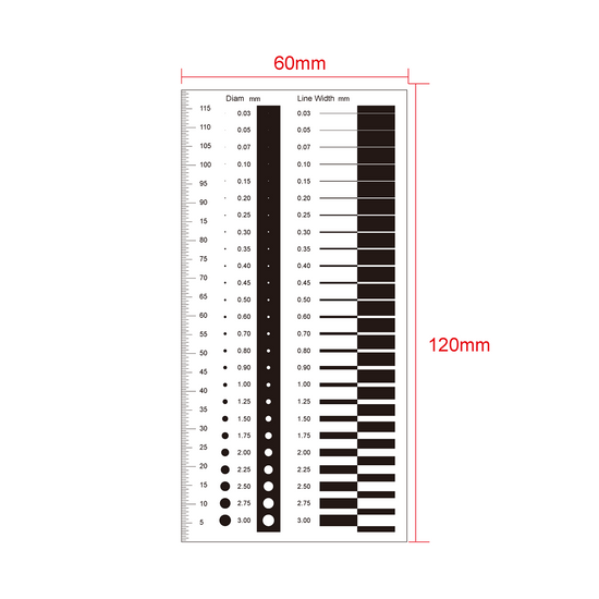 120mm/240 Div Comparison Test Gauge RT02420403