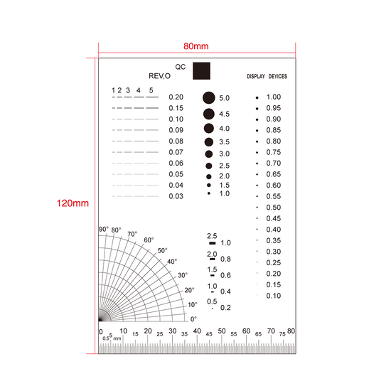 80mm/160 Div Comparison Test Gauge RT02420501