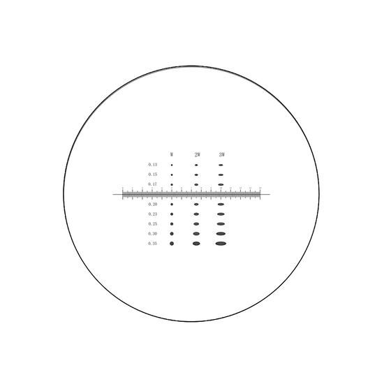 14mm/140 Div Multiple Scale Reticle ( Dia. 26mm) RT20122172