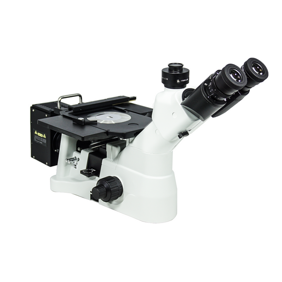 50-1000X Inverted Halogen Coaxial Reflection Light Trinocular Inverted Metallurgical Microscope MT05130303