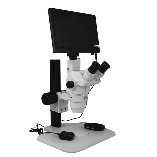 15.7-105.3X 2.0 Megapixels CMOS Track Stand Trinocular Zoom Stereo Microscope SZ02020039