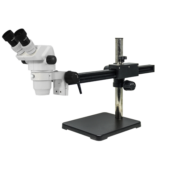 6.7-45X Ball Bearing Boom Stand Binocular Zoom Stereo Microscope SZ02020422