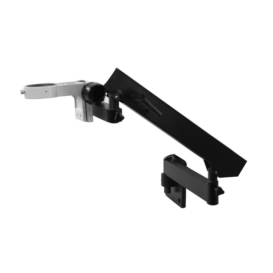 Microscope Flexible Articulating Arm, Wall Mount, 76mm Focus Rack