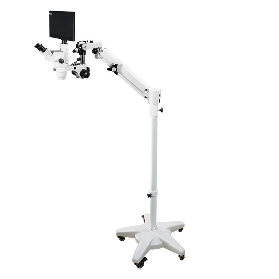 2.0 Megapixels 6.7-45X CMOS Pneumatic Arm Trinocular Zoom Stereo Microscope SZ02020793