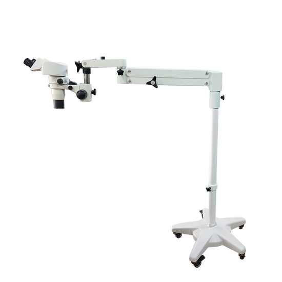 8-50X Pneumatic Arm Binocular Parallel Zoom Stereo Microscope PZ02070121