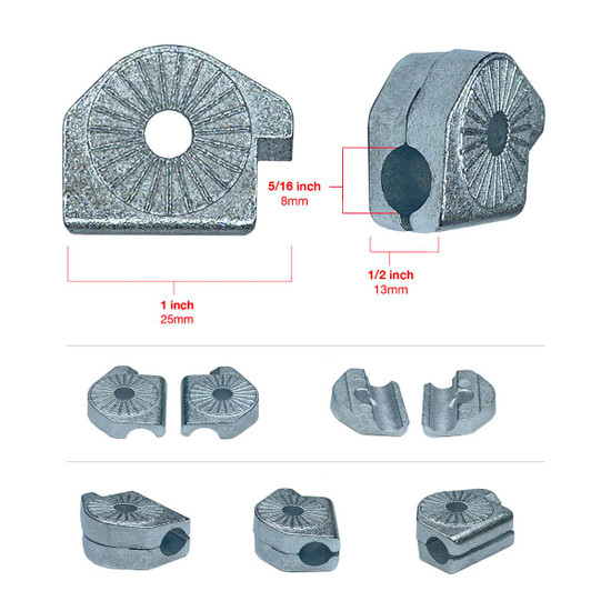 Joint, Knob and Screw for Magnifying Lamp (MG16303 Series, ESD)