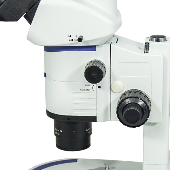 6.3-80X LED Transmitted Light Post Stand Trinocular Parallel Zoom Stereo Microscope PZ05020132