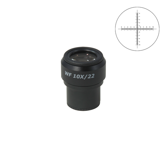 10mm/100 Div Eyepiece Field of View Dia. 22mm 10X Reticle Adjustable Eyepiece ( Dia. 30/FN22) SZ17013242