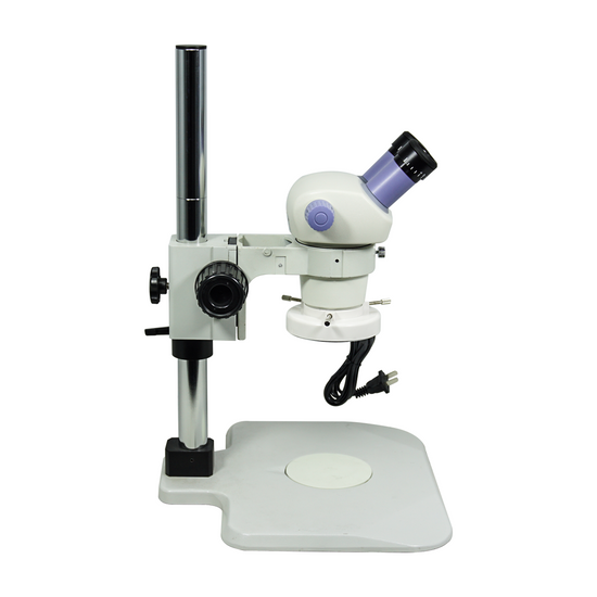 7-30X Post Stand Fluorescence Light Binocular Zoom Stereo Microscope SZ02080222