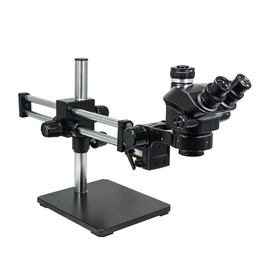 7-50X ESD Safe Dual Arm Stand Trinocular Zoom Stereo Microscope SZ19040551