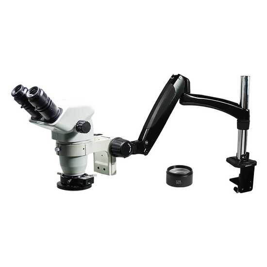 3.35-45X Polarizing LED Light Pneumatic Arm Binocular Zoom Stereo Microscope SZ02060784