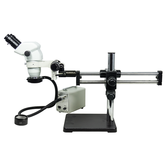 3.35-45X LED Light Dual Arm Stand Binocular Zoom Stereo Microscope SZ02060529