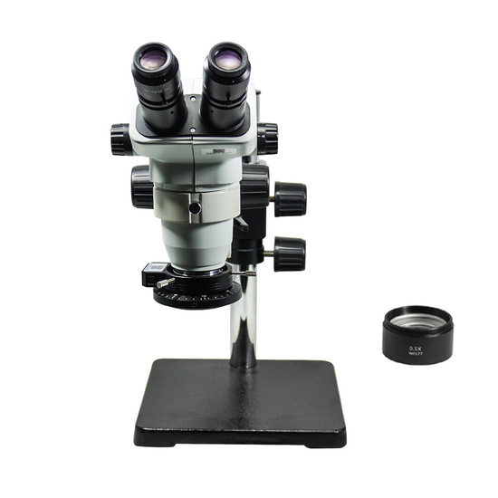 3.35-45X Polarizing LED Light Dual Arm Stand Binocular Zoom Stereo Microscope SZ02060527