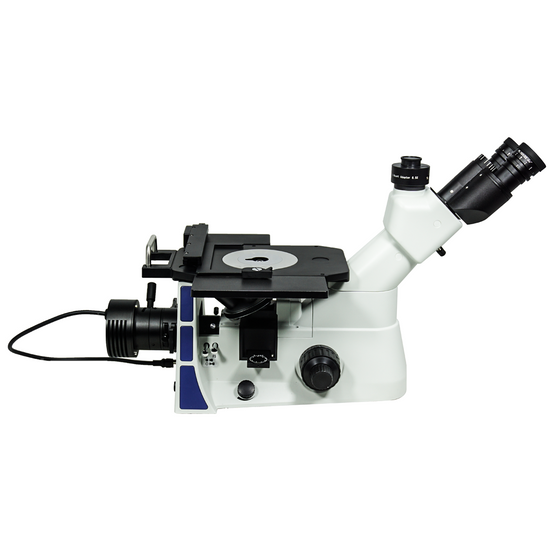 50-500X LED Coaxial Reflection Light Inverted Trinocular Inverted Metallurgical Microscope MT05130313