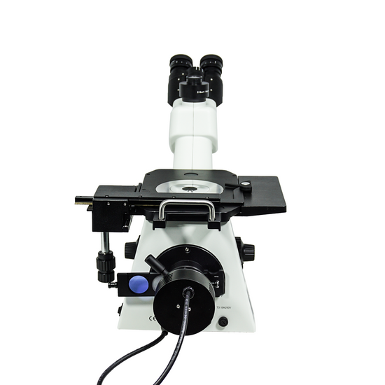 50-500X LED Coaxial Reflection Light Inverted Trinocular Inverted Metallurgical Microscope MT05130313