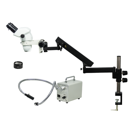 3.35-45X LED Light Flexible Arm Binocular Zoom Stereo Microscope SZ02060725