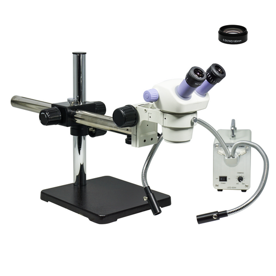 3.5-30X LED Light Boom Stand Binocular Zoom Stereo Microscope SZ02080425