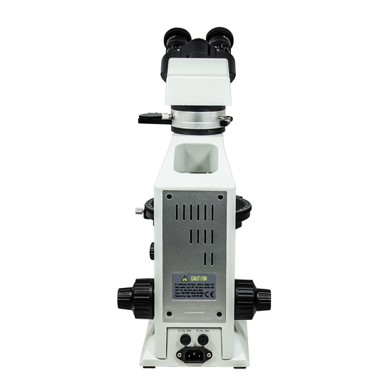 40-400X LED Coaxial Transmitted Light Binocular Polarizing Microscope PL05070213
