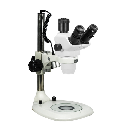 6.7-45X Post Stand LED Dual Illuminated Light  Trinocular Zoom Stereo Microscope SZ02060291