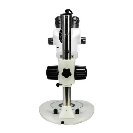 6.7-45X Post Stand LED Dual Illuminated Light  Trinocular Zoom Stereo Microscope SZ02060291