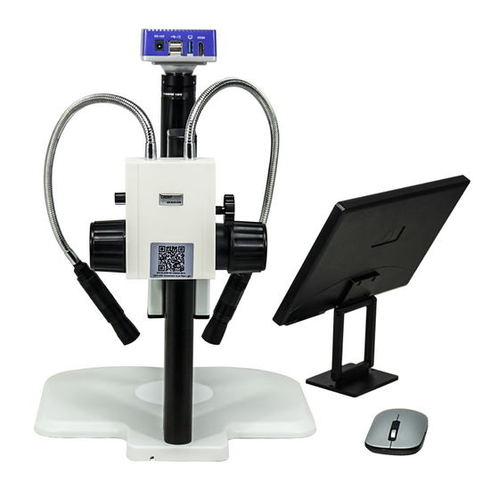 0.58-7X 8 Megapixels CMOS LED Light Track Stand Video Zoom Microscope MZ02130202