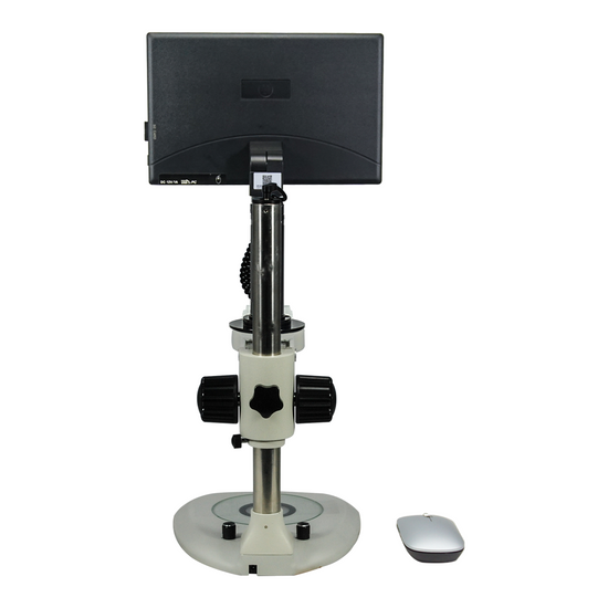 0.7-4.5X 2.0 Megapixels CMOS Post Stand LED Dual Illuminated Light  Video Zoom Microscope MZ02120115