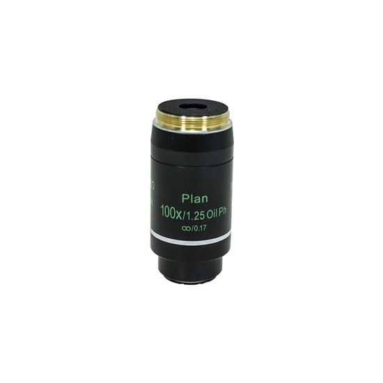 Objective Working Distance 0.20mm 100X Infinity Plan Achromatic Phase Contrast Objective(Oil) Nexcope-NE620-Objective-PH100-Oil-A