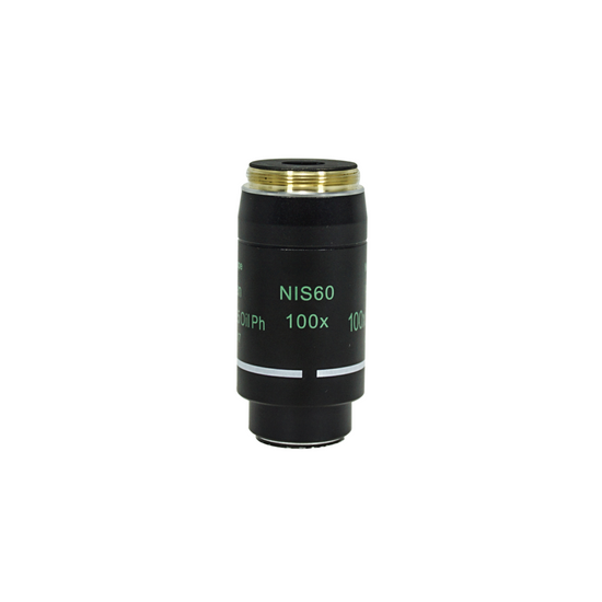 Objective Working Distance 0.20mm 100X Infinity Plan Achromatic Phase Contrast Objective(Oil) Nexcope-NE620-Objective-PH100-Oil-A