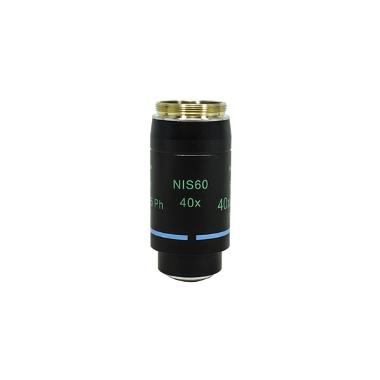 Objective Working Distance 1.5mm 40X Infinity Plan Achromatic Phase Contrast Objective Nexcope-NE620-Objective-PH40-A
