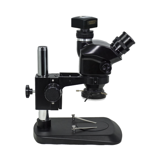 3.0 Megapixels 7-50X CMOS LED Light ESD Safe Post Stand Trinocular Zoom Stereo Microscope SZ02090136