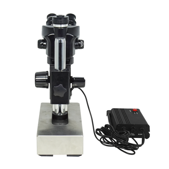 7-50X LED Light ESD Safe Gliding Base Stand Trinocular Zoom Stereo Microscope SZ02090234