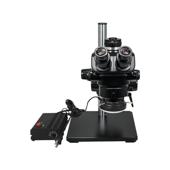 7-50X LED Light ESD Safe Boom Stand ESD Trinocular Zoom Stereo Microscope SZ02090454