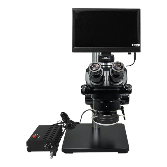 2.0 Megapixels 7-50X CMOS LED Light ESD Safe Dual Arm Stand ESD Trinocular Zoom Stereo Microscope SZ02090557