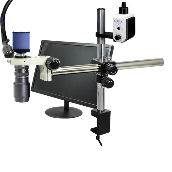 1-6X 2.0 Megapixels CMOS LED Light Boom Stand Video Zoom Microscope MZ02110407