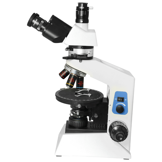 40-400X LED Coaxial Transmitted Light Trinocular Polarizing Microscope PL05070313