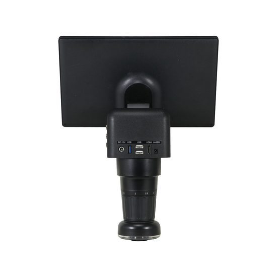 Professional 4K Digital Microscope with 11.6” Display, HDMI/USB Output & Built-In Measurement Camera – Ergonomic Inspection System for Quality Control (DM02081111)