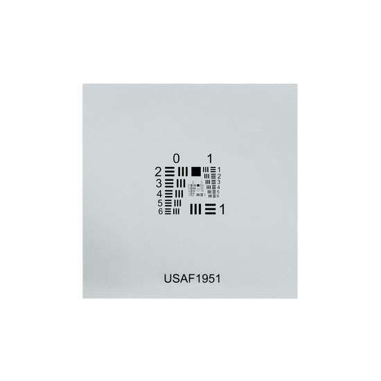 Manufacturing Precision ±0.5μm Glass Resolution Test Target (USAF1951 Style, 2x2″, Positive) CT20060101