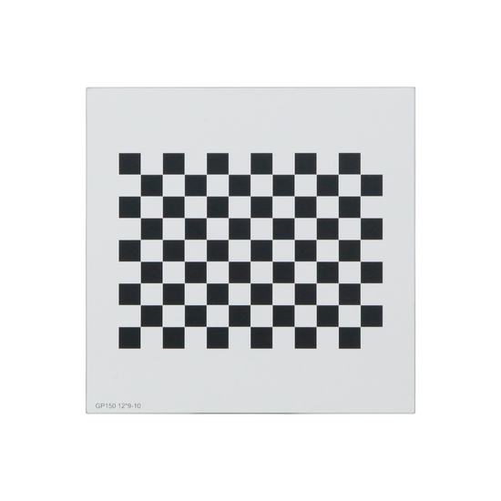 Manufacturing Precision ±10μm Glass Checkerboard Calibration Target (150x150mm 12x9) CT20020103