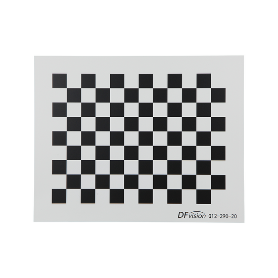Manufacturing Precision ±0.5μm White Glass Checkerboard Calibration Target (290x230mm 12x9) CT20020101