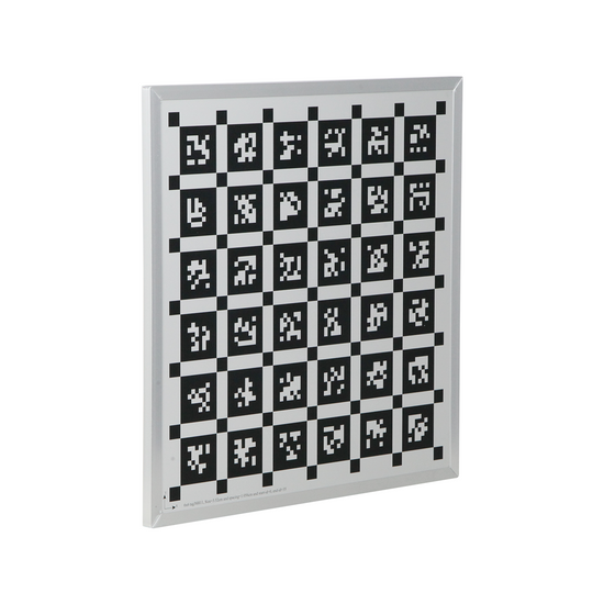 Manufacturing Precision ±10μm Aluminum Checkerboard Calibration Target compatible with Aprilgrid (320x320mm 6x6) CT20090303