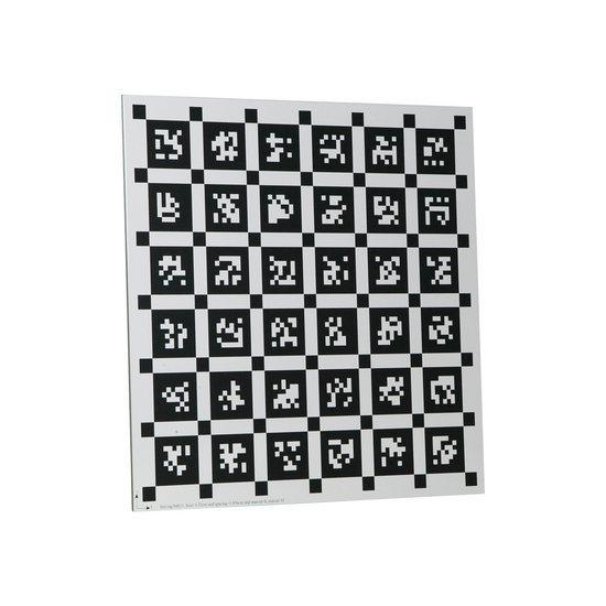 Manufacturing Precision ±10μm Glass Checkerboard Calibration Target compatible with Aprilgrid (300x300mm 6x6) CT20090101
