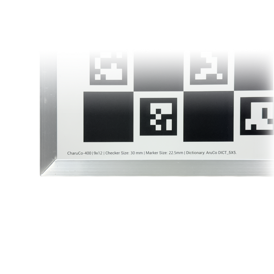 Manufacturing Precision ±10μm Aluminum Alloy Checkerboard Calibration Target compatible with CharuCo (410x310mm 12x9) CT20090302